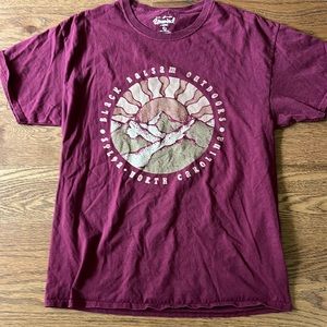 Unwind by League Black Balsam Outdoors Short Sleeve T-Shirt.